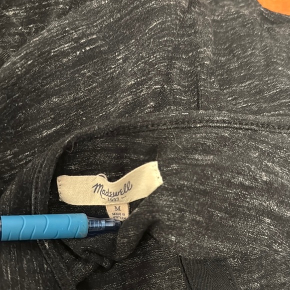 Madewell Grey and White Sleeveless Jumpsuit - Picture 6 of 7